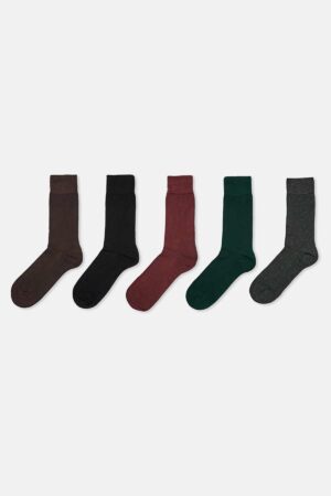 Mixed Men's 5 Piece Bamboo Set Socks