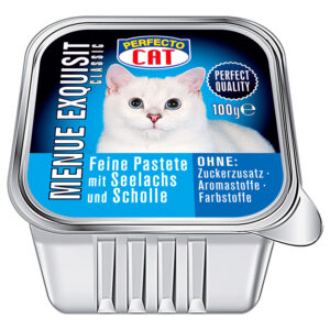 Perfecto Cat Menue Exquisit Saithe & Plaice 100g