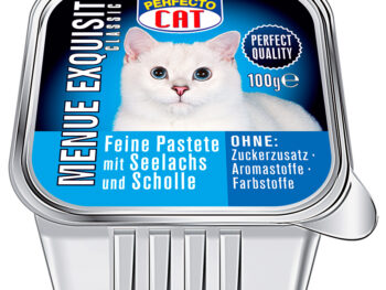Perfecto Cat Menue Exquisit Saithe & Plaice 100g