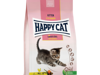 HAPPY CAT kitten Farm Polutry Cat Food - 1.3 kg