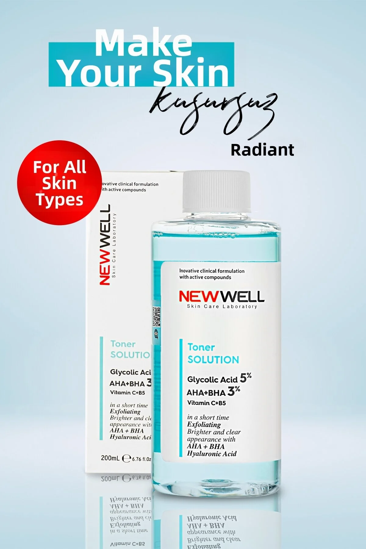 Revitalizing and Pore-Tightening Glycolic Acid Toner (All Skin Types) 200 ml - Image 2